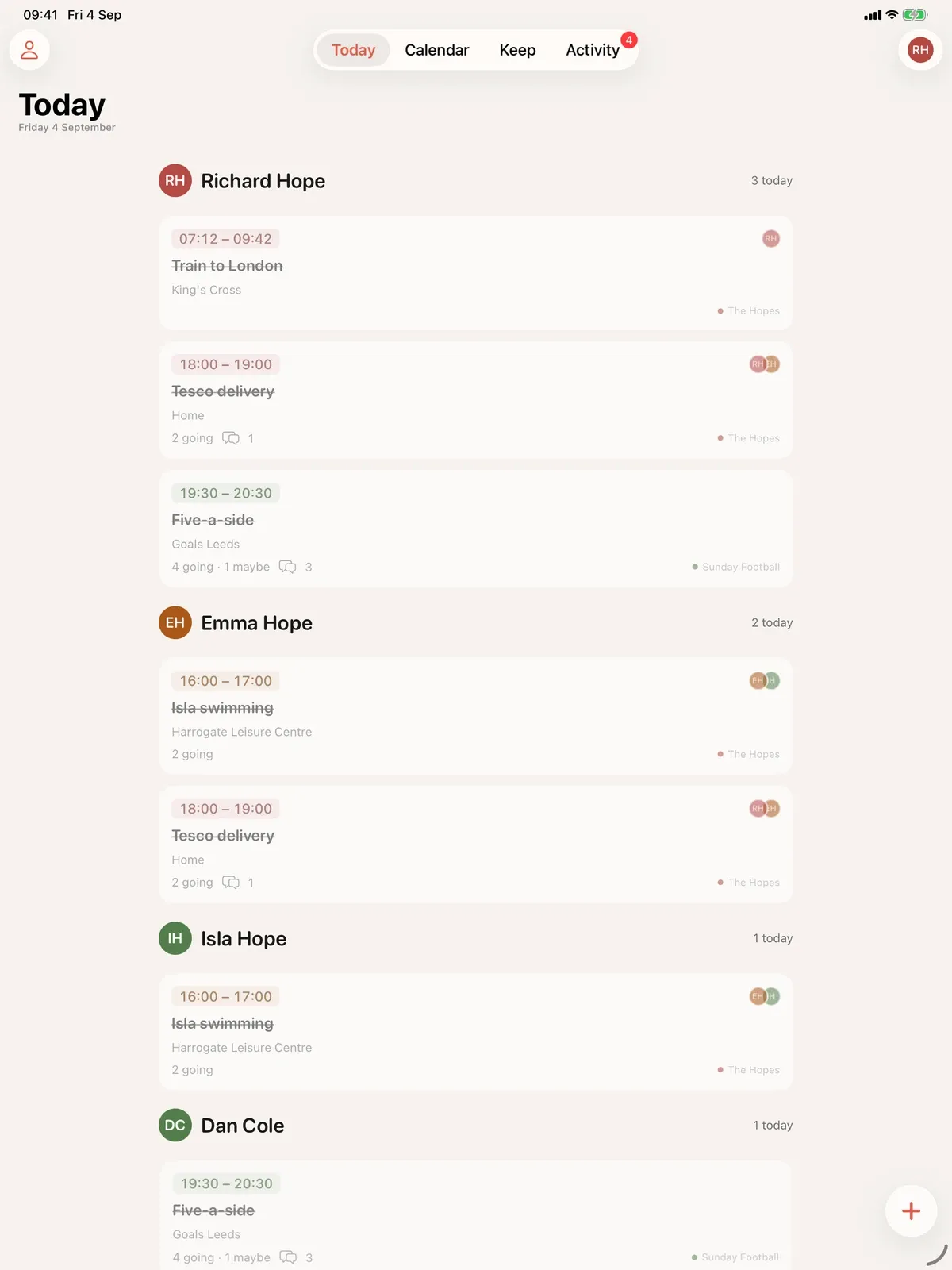Mingle - Shared Calendar screenshot 9