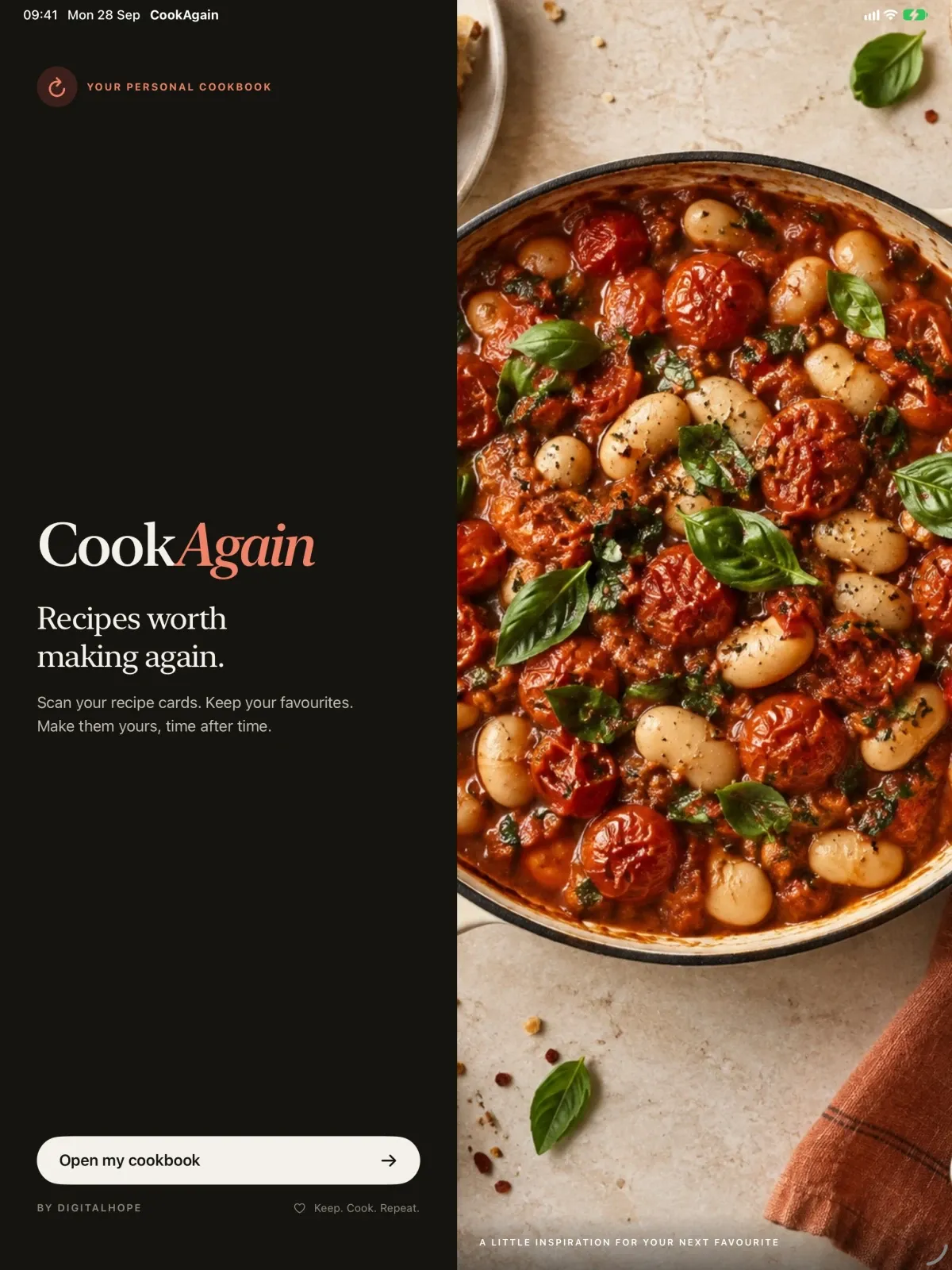 CookAgain on iPad
