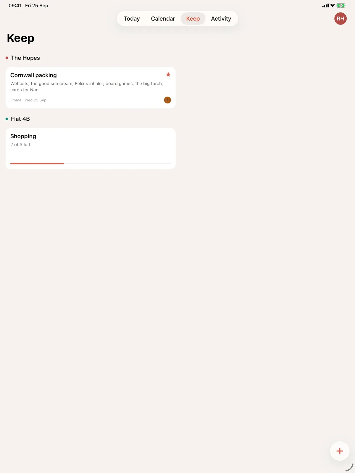 Mingle - Shared Calendar screenshot 11 (light mode)