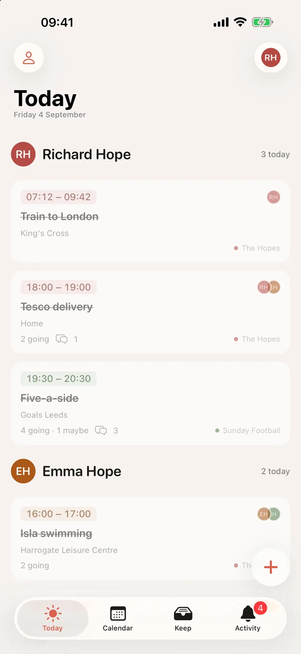Mingle - Shared Calendar screenshot 2