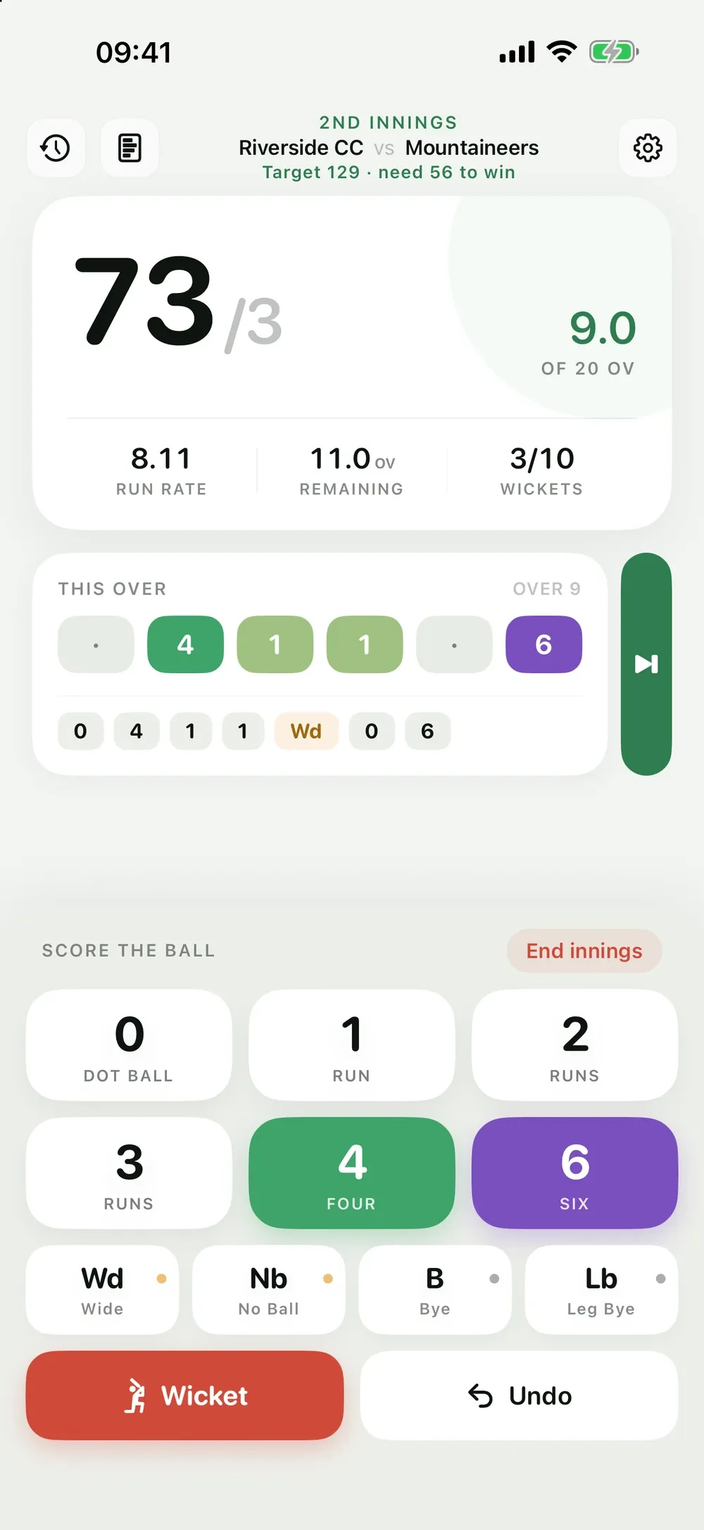 Umpire Score screenshot 3