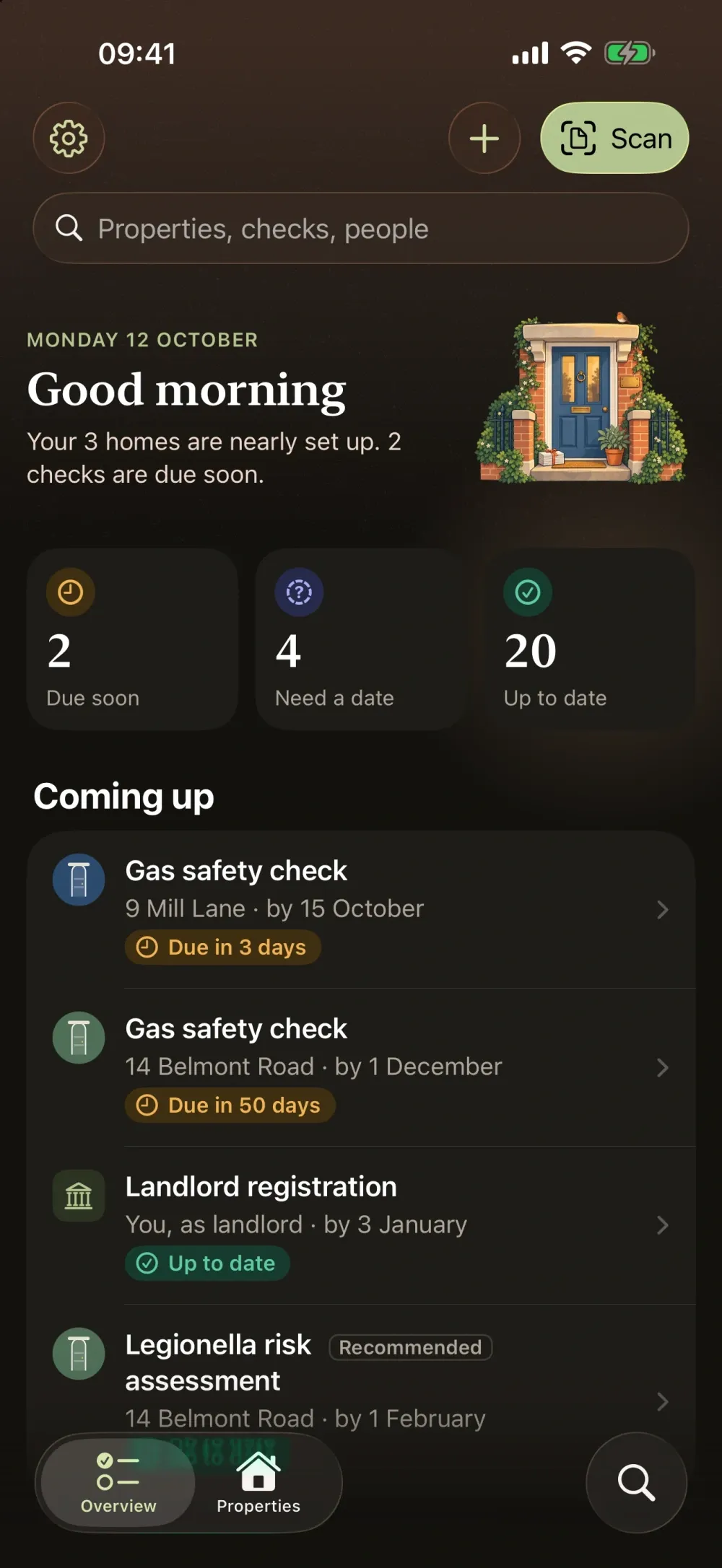 Lintel: Landlord Logbook on iPhone