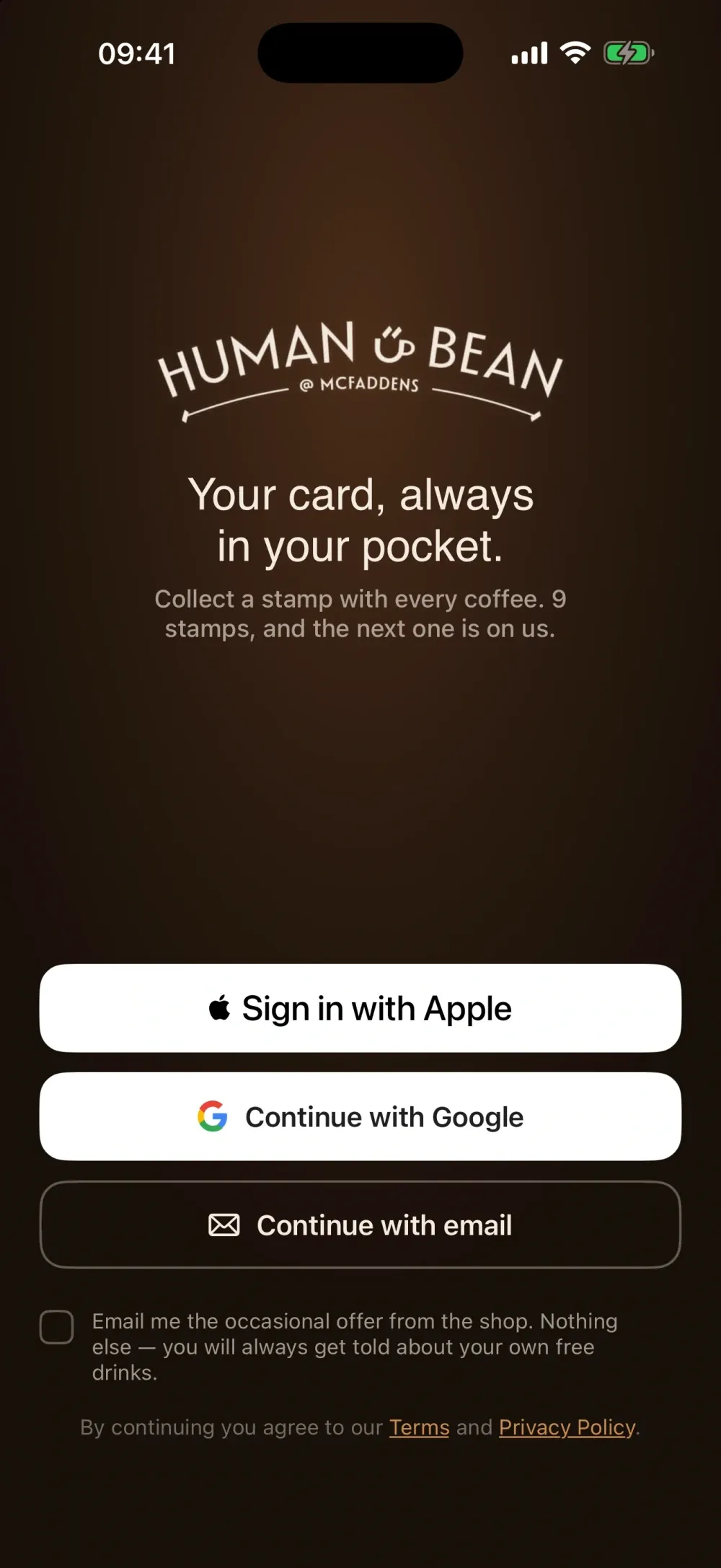 Human Bean screenshot 5 (dark mode)