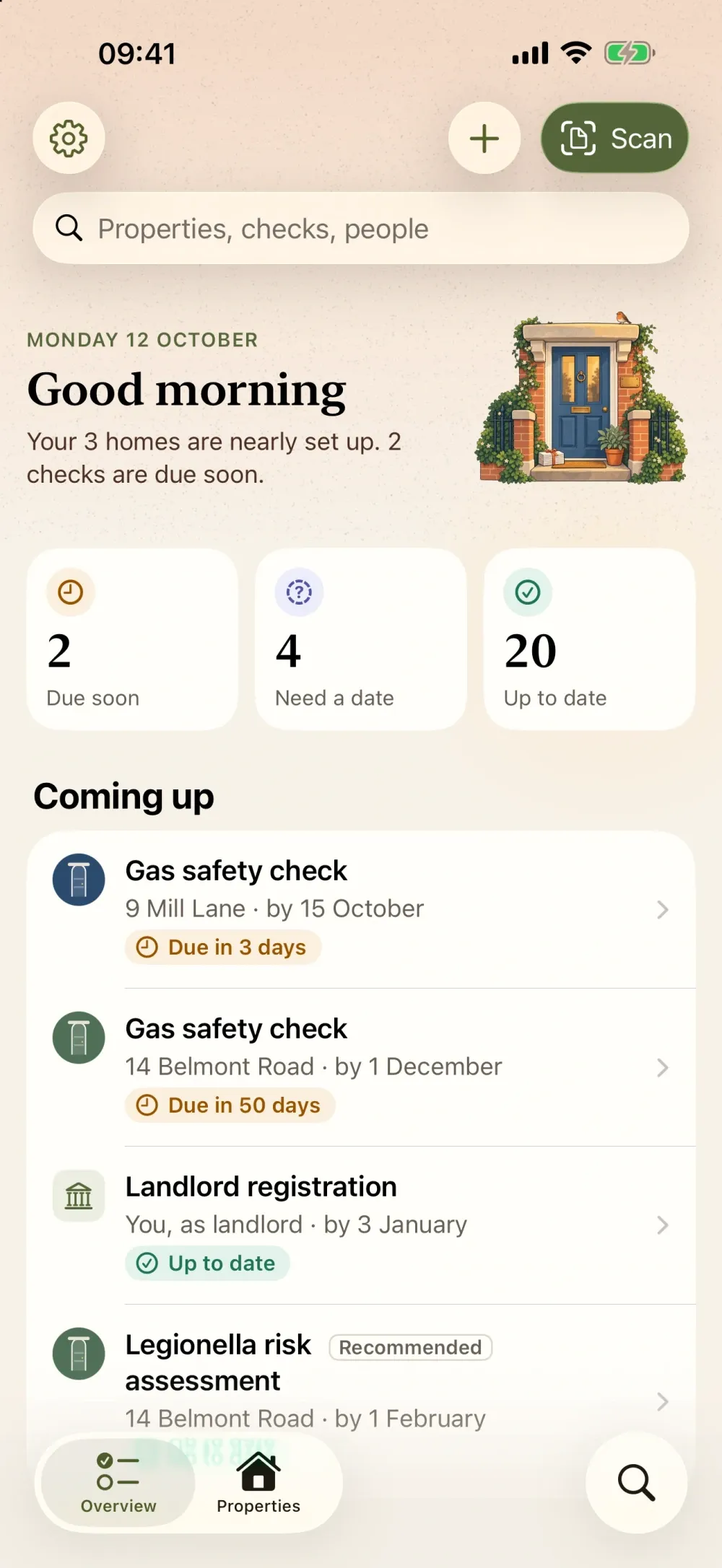 Lintel: Landlord Logbook on iPhone
