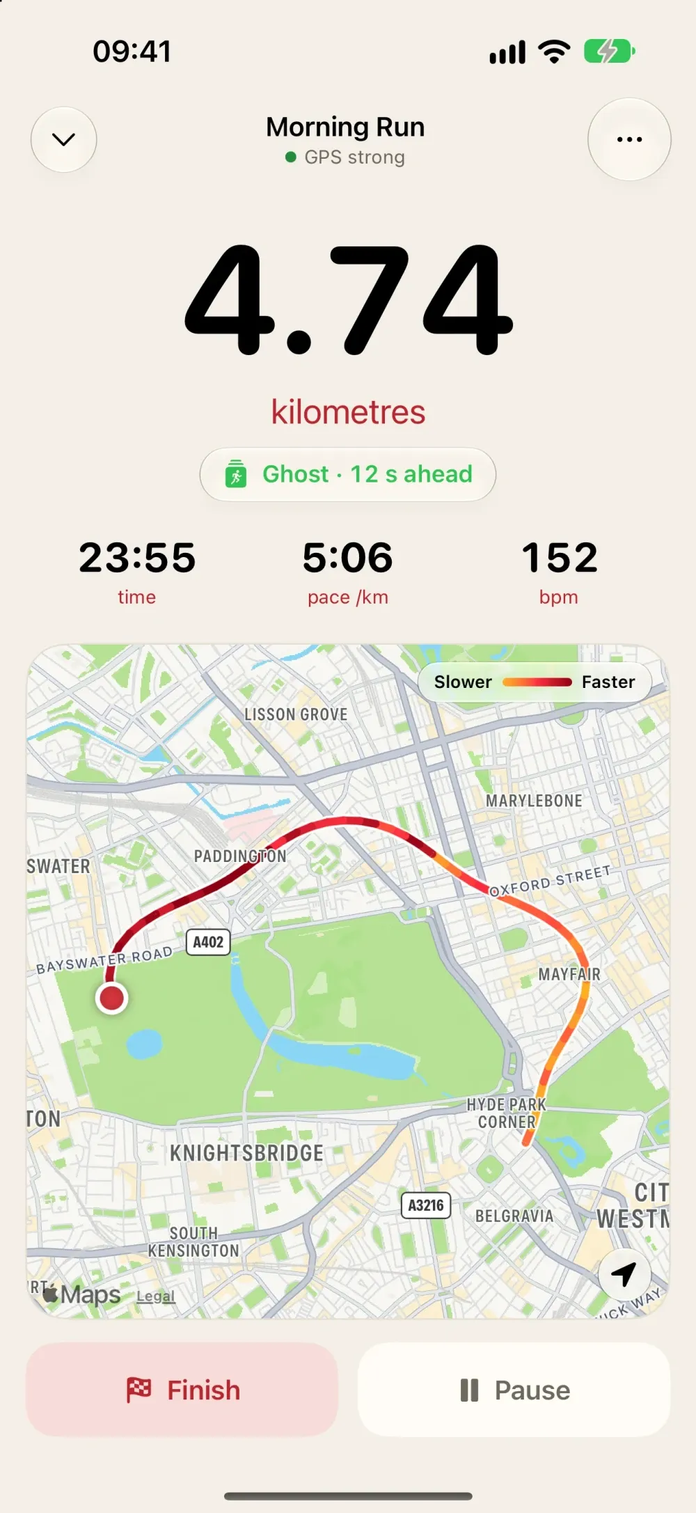 GymMate - Running, Cycling & Fitness Tracker screenshot 2 (light mode)