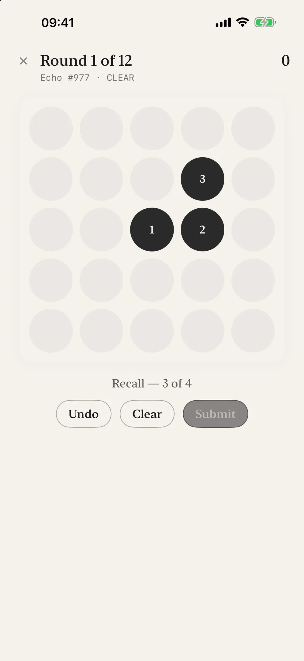 Echo - A Recall Game screenshot 4 (light mode)