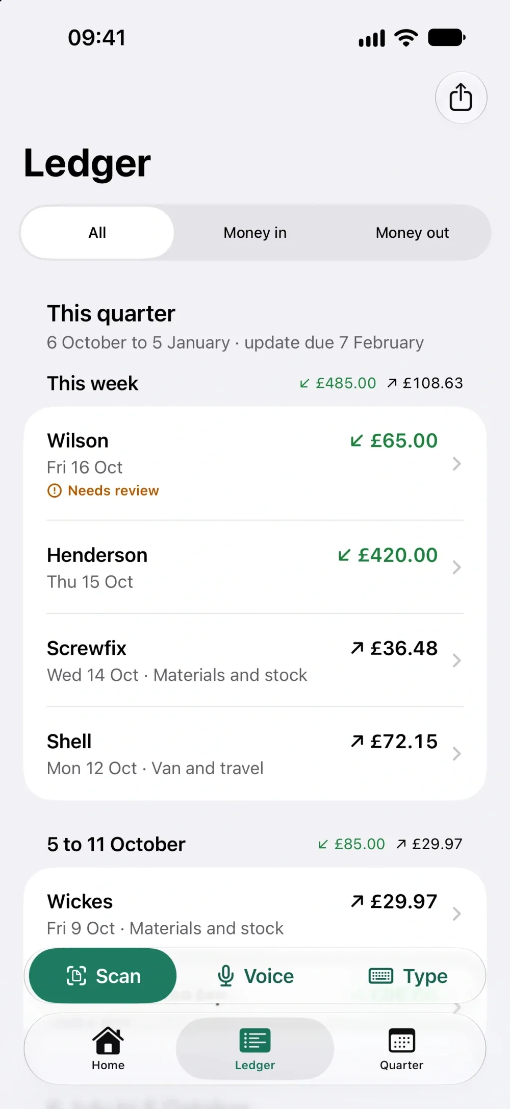 Graft: MTD for Trades screenshot 4 (light mode)