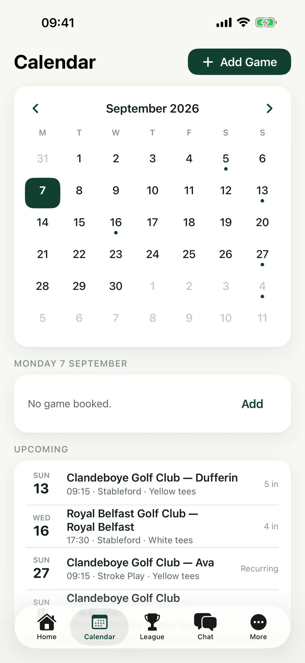 ScoreHouse screenshot 9 (light mode)