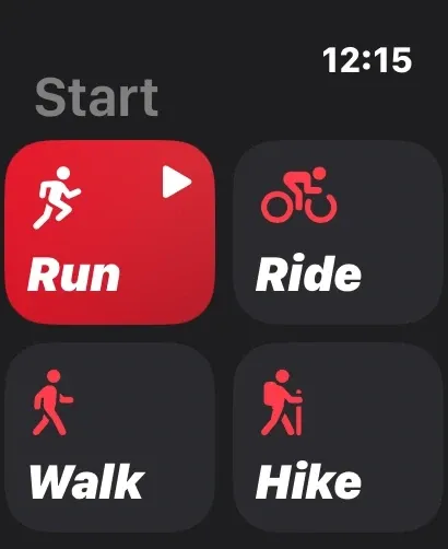GymMate - Running, Cycling & Fitness Tracker on Apple Watch, screenshot 1